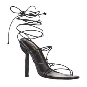 Cult Gaia  Soleil Leather Lace Up High Heel Sandals NEW EU 40 US 10